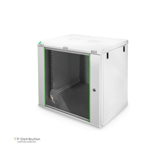 Digitus 12U wall mounting cabinet, Dynamic 611x600x450 mm, color grey (RAL 7035)