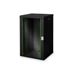 Digitus 20U wall mounting cabinet, Unique 998x600x600 mm, color black (RAL 9005)