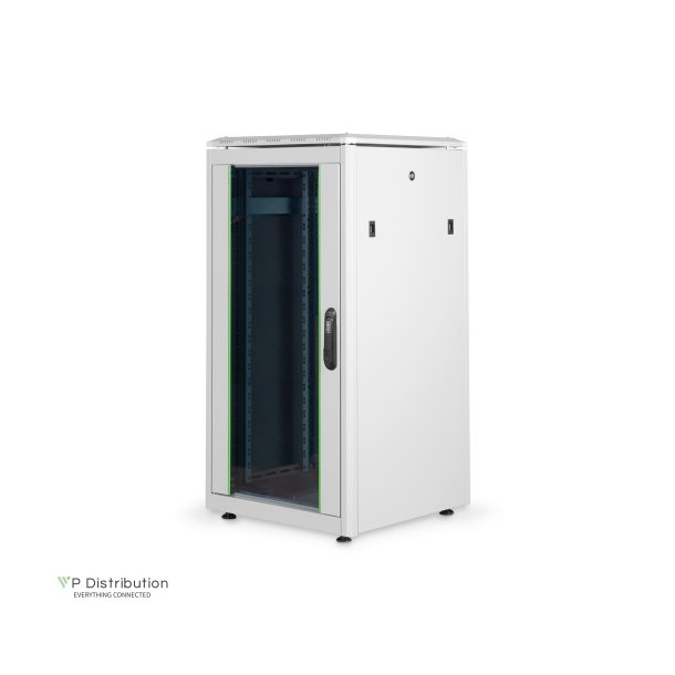 Digitus 22U network rack, Unique 1164x600x600 mm, color grey (RAL 7035)