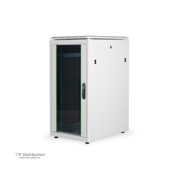 Digitus 22U network rack, Unique 1164x600x800 mm, color grey (RAL 7035)