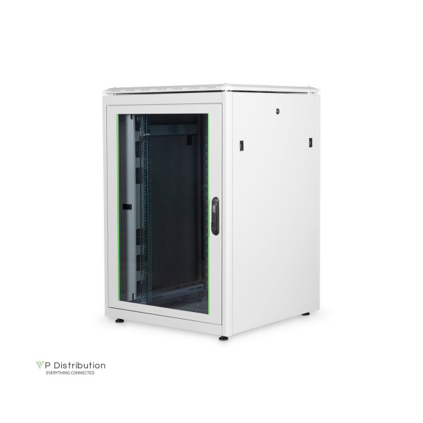 Digitus 22U network rack, Unique 1164x800x800 mm, color grey (RAL 7035)