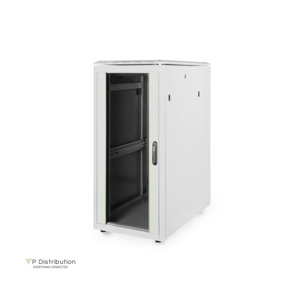 Digitus 26U network rack, Unique 1342x600x1000 mm, color grey (RAL 7035)