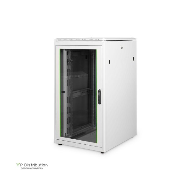 Digitus 26U network rack, Unique 1342x800x800 mm, color grey (RAL 7035)