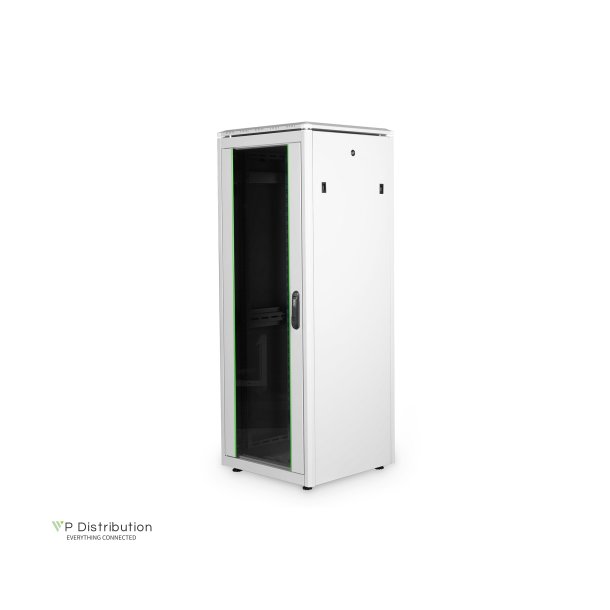 Digitus 32U network rack, Unique 1609x600x600 mm, color grey (RAL 7035)