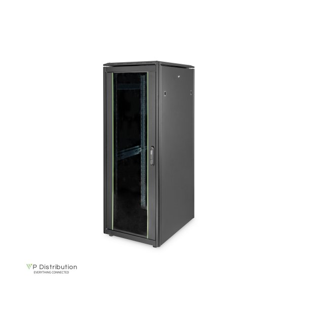 Digitus 32U network rack, Unique 1609x600x800 mm, color black (RAL 9005)
