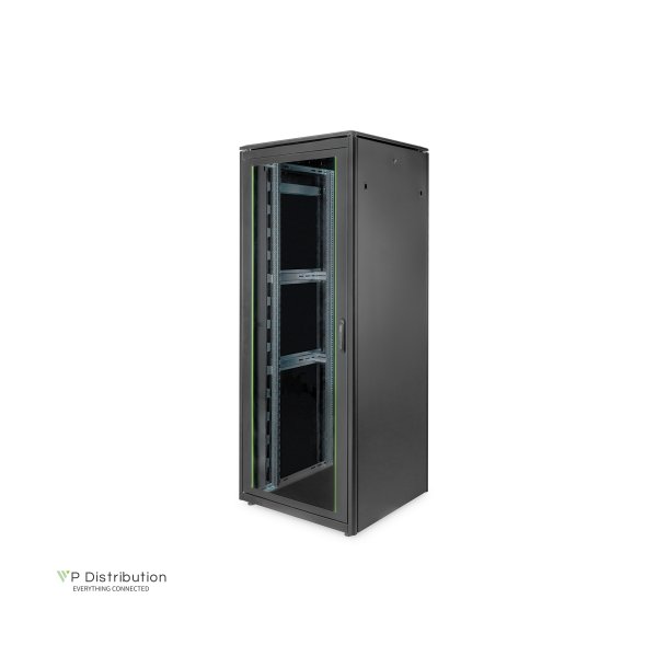 Digitus 42U network rack, Unique 2053x800x800 mm, color black (RAL 9005)