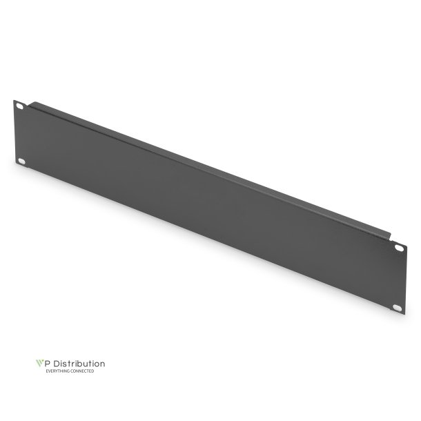 Digitus 2U blank panel color black (RAL 9005)
