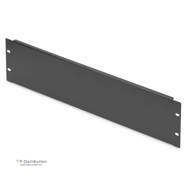 Digitus 3U blank panel color black (RAL 9005)