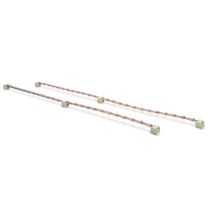 Digitus Potential equalization bar set, 2 pcs., 820 mm 2x 24 connection points, incl. earthing leads