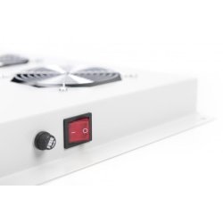 Digitus Roof vent. unit, Unique server racks 6 fans, thermostat, switch, grey (RAL 7035)