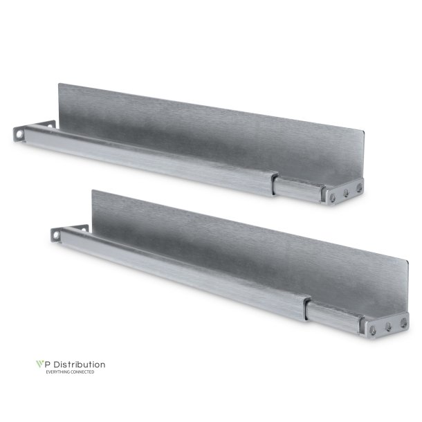 Digitus Slide rails, L shape, for 600-800 mm depth racks adjustable 350-600 mm depth, set with 2 pieces