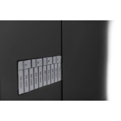 Digitus 4U wall mounting patch bracket, 195x505x250 mm adjustable depth, stackable, black (RAL 9005)