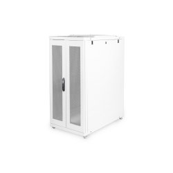 Digitus 26U server rack, Unique, 1340x600x1000 mm perforated steel doors, color grey (RAL 7035)