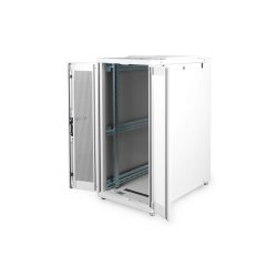 Digitus 26U server rack, Unique, 1340x600x1000 mm perforated steel doors, color grey (RAL 7035)