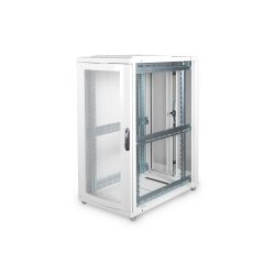 Digitus 26U server rack, Unique, 1340x600x1000 mm perforated steel doors, color grey (RAL 7035)