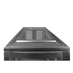 Digitus 26U server rack, Unique, 1340x600x1000 mm steel front door w. plexi glass, black (RAL 9005)