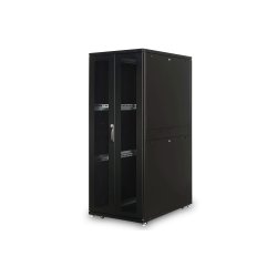Digitus 42U server rack, Unique, 2050x800x1200 mm perforated steel doors, color black (RAL 9005)