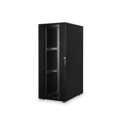 Digitus 42U server rack, Unique, 2050x800x1200 mm perforated steel doors, color black (RAL 9005)
