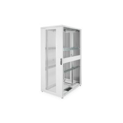 Digitus 42U server rack, Unique, 2050x800x1200 mm perforated steel doors, color grey (RAL 7035)