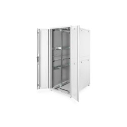 Digitus 42U server rack, Unique, 2050x800x1200 mm perforated steel doors, color grey (RAL 7035)