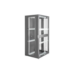 Digitus 42U server rack, Unique, 2050x800x1000 mm perforated steel doors, color black (RAL 9005)