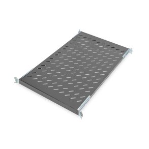 Digitus 1U fixed shelf for racks from 1000 mm depth 44x486x770 mm, up to 50 kg, black (RAL 9005)