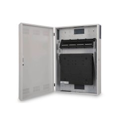 Digitus Wall mounting cabinet, slim, 900x600x200 mm 3U horizontal and 3U vertical, grey (RAL 7035)