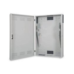 Digitus Wall mounting cabinet, slim, 900x600x200 mm 3U horizontal and 3U vertical, grey (RAL 7035)