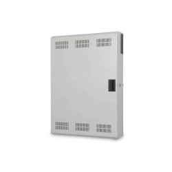 Digitus Wall mounting cabinet, slim, 900x600x200 mm 3U horizontal and 3U vertical, grey (RAL 7035)