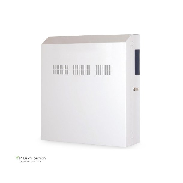 Digitus Wall mounting cabinet, slim 800x640x220 mm, 4U vertical, color grey (RAL 7035)