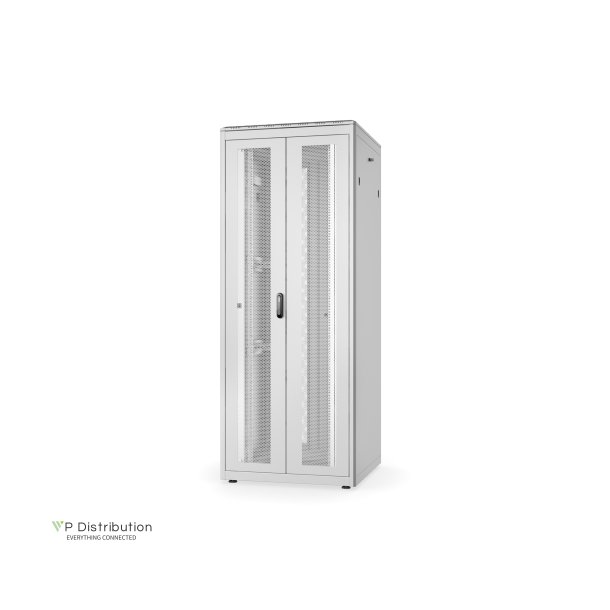 Digitus 42U network cabinet, Unique, 2053x800x800 mm double perforated doors, grey