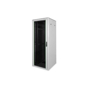 Digitus 42U network cabinet, Varioflex-N, 800 x 800 mm, gr single glass front- and double steel rear door