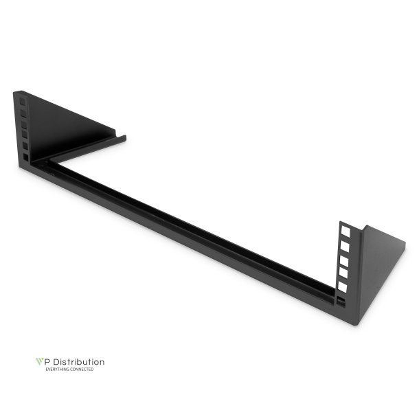 Digitus 2U vertical wall mounting bracket 105 x 504 x 151 mm, black
