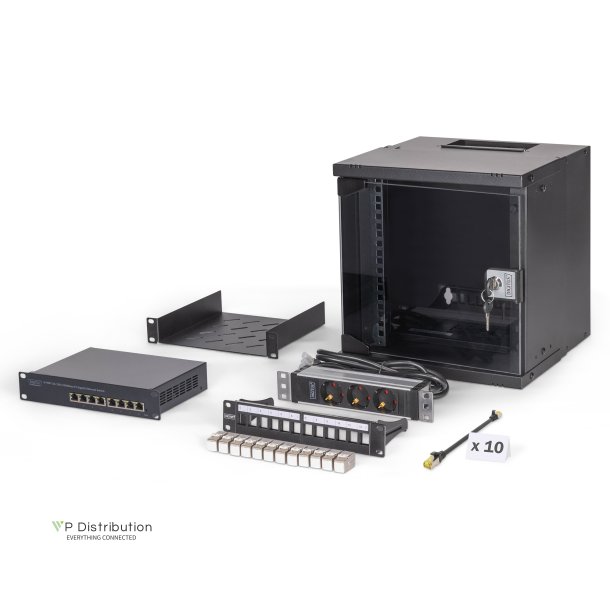 10" network bundle, 6U cabinet and equipment, bl SOHO Pro version, unmounted