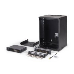 10" network bundle, 9U cabinet and equipment, bl SOHO Pro version, unmounted