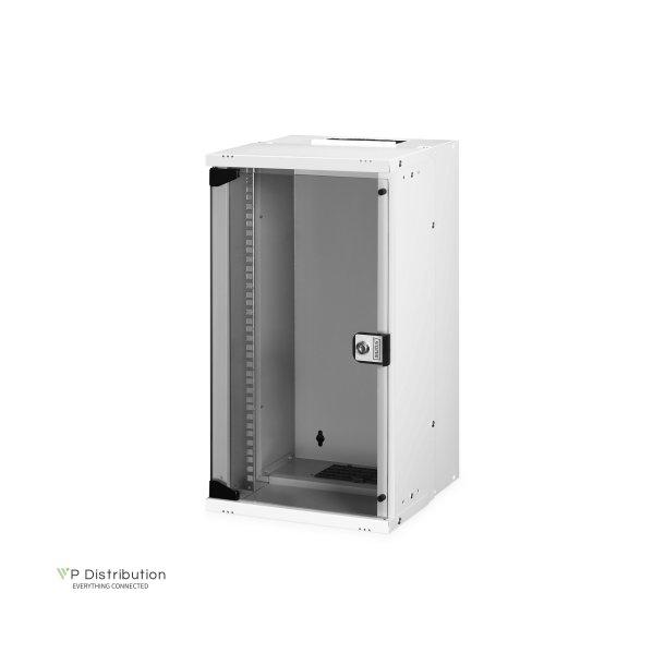 Digitus 10" 12U wall mounting cabinet, SOHO PRO 595 x 315 x 300 mm, grey