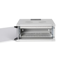 19" network bundle, 4U cabinet and equipment, gr SOHO Pro version, unmounted