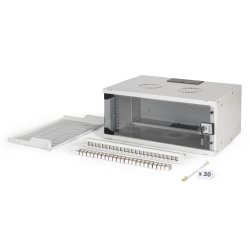 19" network bundle, 4U cabinet and equipment, gr SOHO Pro version, unmounted