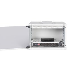 19" network bundle, 7U cabinet and equipment, gr SOHO Pro version, unmounted