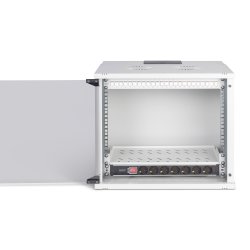 19" network bundle, 9U cabinet and equipment, gr SOHO Pro version, unmounted