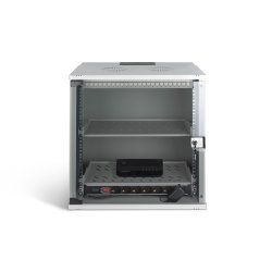 19" network bundle, 12U cabinet and equipment, gr SOHO Pro version, unmounted