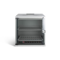 19" network bundle, 12U cabinet and equipment, gr SOHO Pro version, unmounted