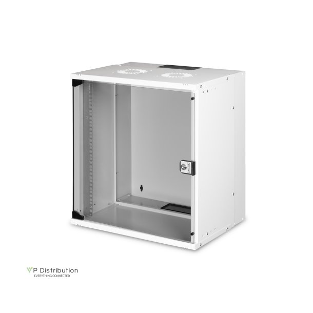 Digitus 19" 12U wall mounting cabinet, SOHO PRO 595 x 540 x 400 mm, grey