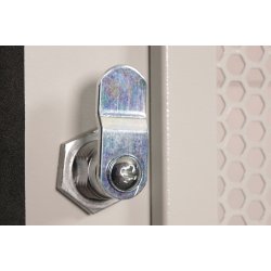 19" 7U wall mounting cabinet, SOHO Pro perforated door, 370 x 540 x 400 mm, unmounted, gr