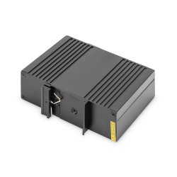 Digitus Industrial Gigabit PoE+ Injector 802.3at 60W power output, DIN rail and wall mount design,