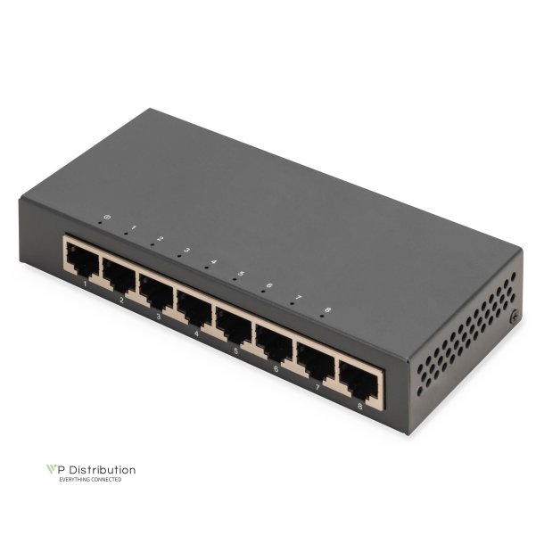 Digitus 8-Port RJ 45 GE Switch 8 x 10/ 100/1000  Mbit/s