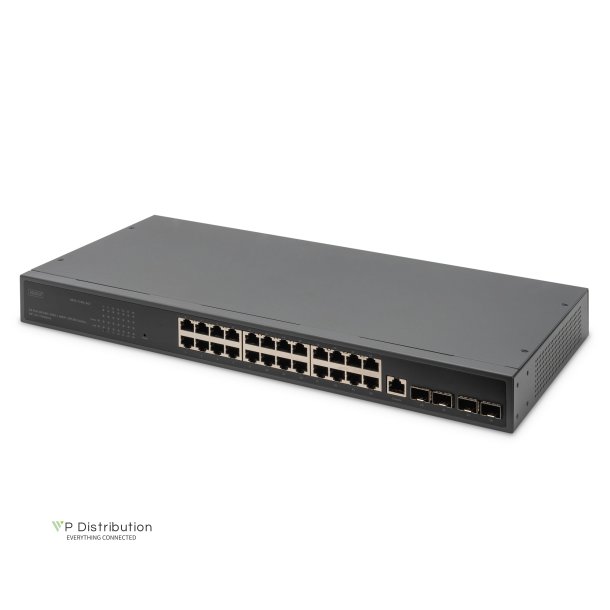 Digitus 24 Port GE  4 SFP+ UPLINK L2+ Switch 24 Port 10/100/1000+4SFP+ UPLINK Switch