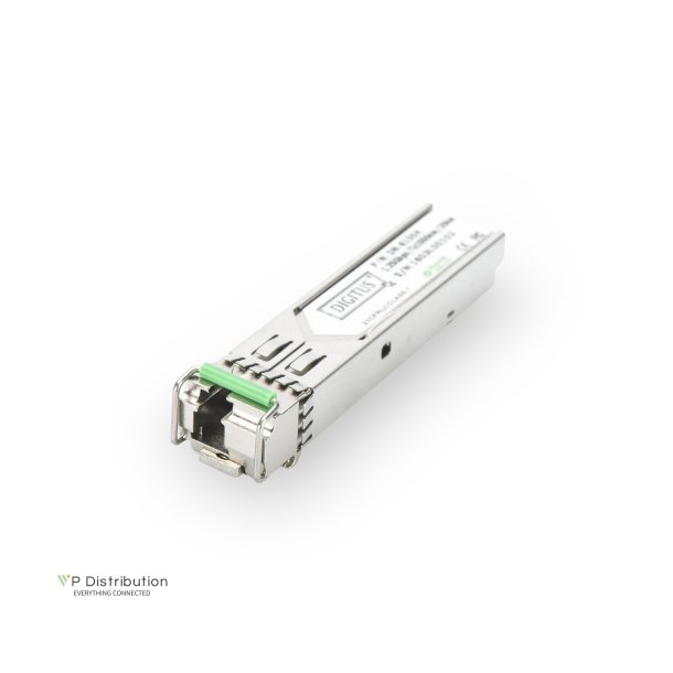Digitus 1.25 Gbps SFP Module, Singlemode, BiDi, HP-comp. LC Simplex, Tx1550nm/Rx1310nm, up to 20km, HP