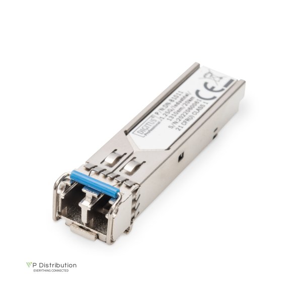 Digitus 1.25 Gbps SFP Module, Singlemode, Industrial vers. LC Duplex Connector, 1310nm, up to 20km