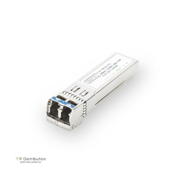 Digitus 10G SFP+ Module, Singlemode, DDM LC Duplex Connector, 1310nm, up to 10km